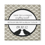 Lovebirds Collection Save the Date Magnet