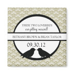 Lovebirds Collection Save the Date Magnet