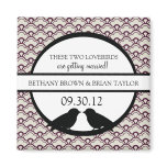 Lovebirds Collection Save the Date Magnet