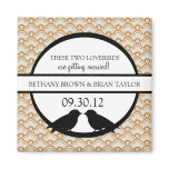 Lovebirds Collection Save the Date Magnet