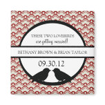Lovebirds Collection Save the Date Magnet