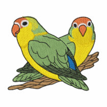 Lovebirds embroidered shirts