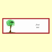 Lovebirds in Tree of Hearts - Summer Love business cards