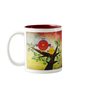 Lovebirds Mug - Great gift for a baby shower, mother's day, new mom, or just for showing your love and affection to that special person! Lovebirds Mug - Great gift for a baby shower, mother's day, new mom, or just for showing your love and affection to that special person!
