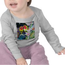 Lovebirds n Orchids Tropical Print Infant Tee
