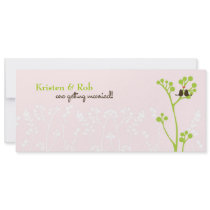 Lovebirds (Pink) Invitation