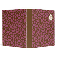 Lovebirds Polka-dot Wedding Planner/Ring Binder binder
