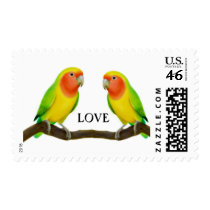 Lovebirds Postage