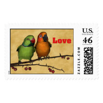 LOVEBIRDS stamps