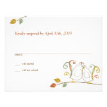 Lovebirds RSVP card Invitation