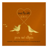 Lovebirds Save the Date Announcement {Sienna}