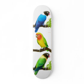 Lovebirds Skateboard skateboard