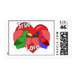 Lovebirds Solomon Island Eclectus Postage Stamps