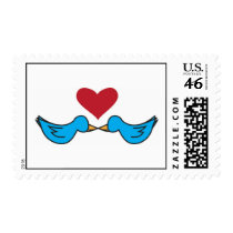 Lovebirds Stamp