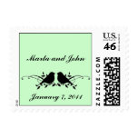 Lovebirds Stamp  - SMALL