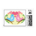 Lovebirds Stamps stamp