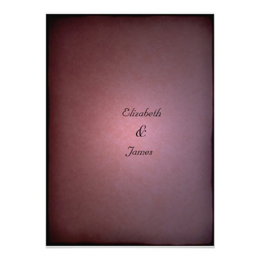 Lovebirds wedding invitation