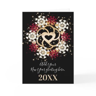 LoveCircle 2009 New Year Card card