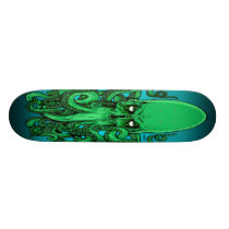 Lovecraft skull skateboards