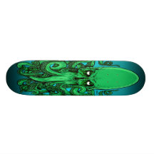 Lovecraft skull skate deck
