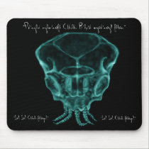Lovecraftian X-ray Skull mousepads