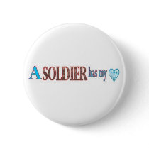 loved by a Soldier Pin