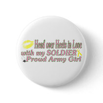 Loved by a Soldier! Button