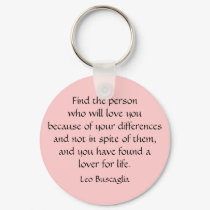 Loved for Your Differences keychains by Mfanatic Loved for Your Differences keychains