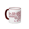 LOVED Hearts mugs