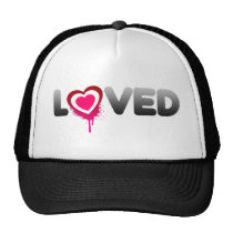 Loved Valentines Day Trucker Hat