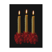 Lovefeast Candles Postcard