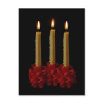 Lovefeast Candles Postcard