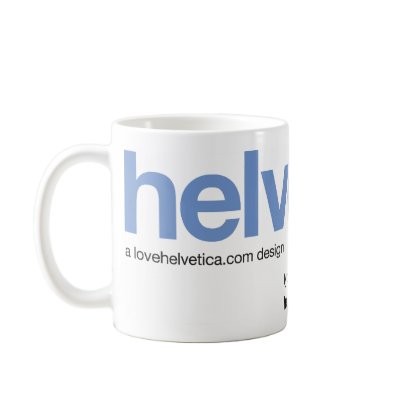 LoveHelvetica BlueBell Mug by imjustcreative