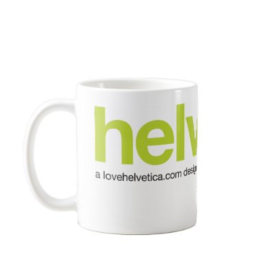LoveHelvetica Lime Mug by imjustcreative