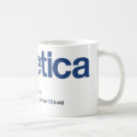 LoveHelvetica Navy Mug by imjustcreative LoveHelvetica Navy Mug