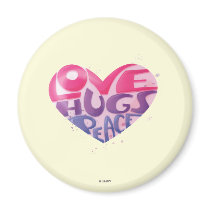 LoveHugsPeace Funky Heart magnets by lovehugspeace LoveHugsPeace Funky Heart magnets