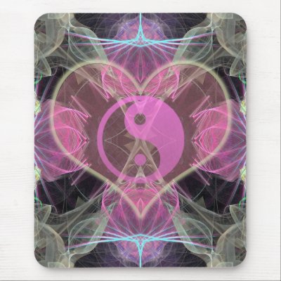 LOVE'IN BALANCE MOUSE PADS by webgrrl