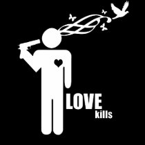 LoveKills Graphic Tee (dark) t-shirts by 3131theory LoveKills Graphic Tee (dark) t-shirts