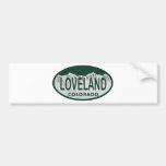 Loveland license oval bumper stickers