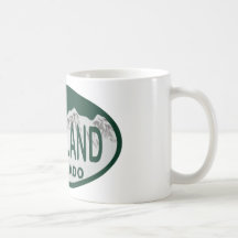 Loveland license oval coffee mugs