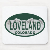 Loveland license oval mouse pads