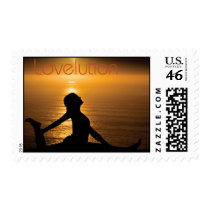 Lovelution - the new revolution stamp