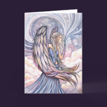 Lovely Angel Card Holiday Art by Molly Harrison cards
