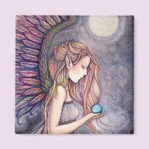 Lovely Angel Magnet by Molly Harrison
