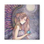 Lovely Angel Magnet by Molly Harrison