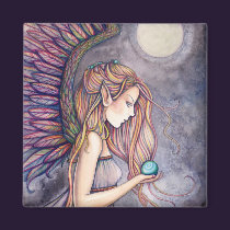 Lovely Angel Magnet by Molly Harrison magnets