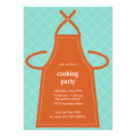 Lovely Apron Summer Party/Cooking Party Invitation invitations