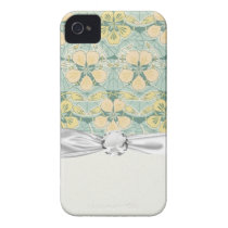 lovely art nouveau floral flower pattern case-mate iphone 4 case