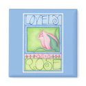 Lovely as a Rose Magnet by floatinglemons Lovely as a Rose Magnet