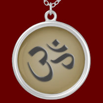 Lovely Aum or OM Charm Necklace necklaces